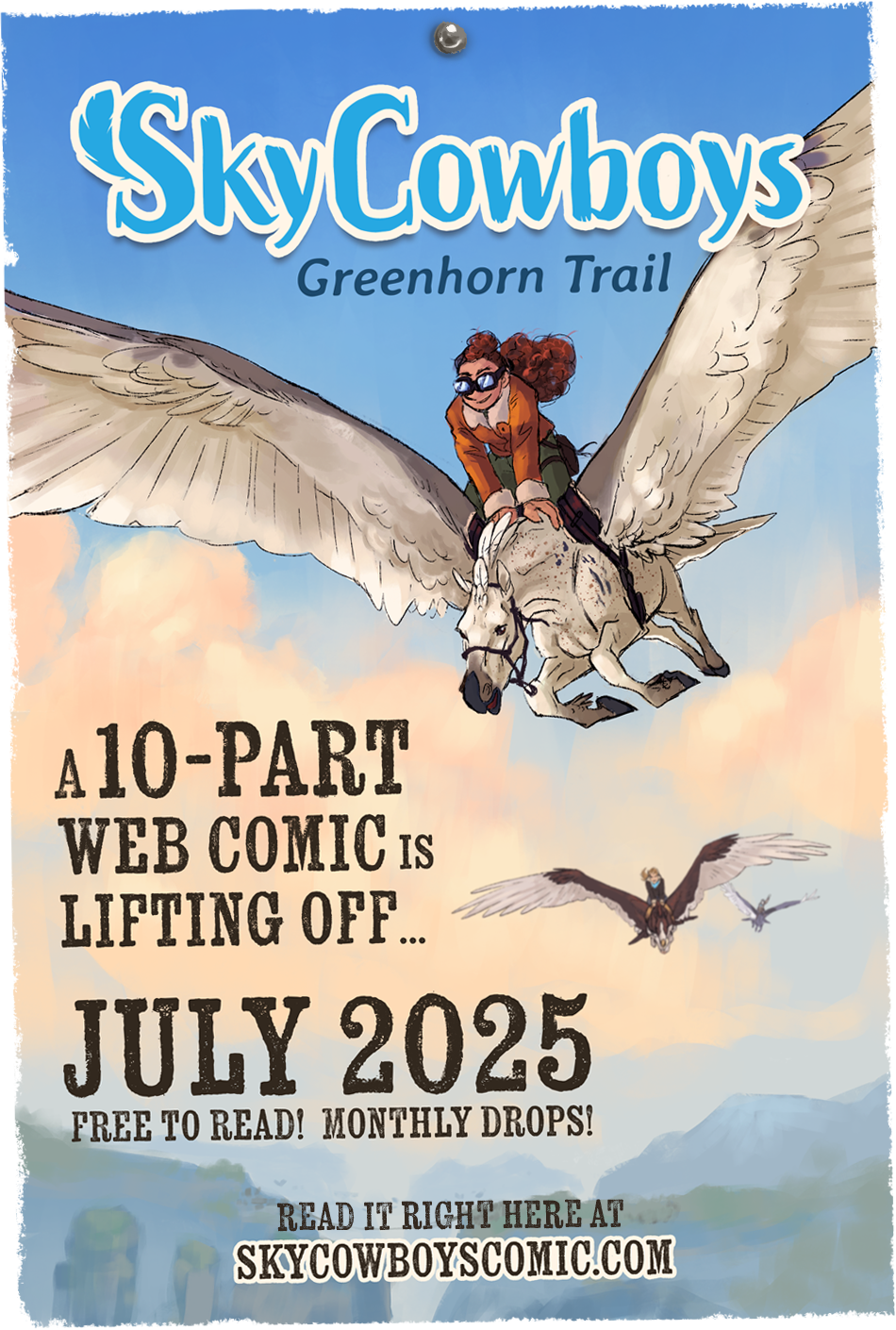 Sky Cowboys: Greenhorn Trail Launch Poster